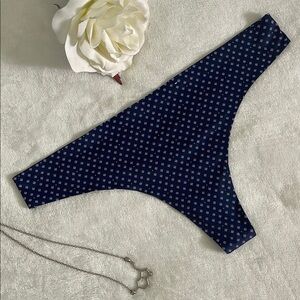 AUDEN | Navy Blue Patterned Panties Size Medium M